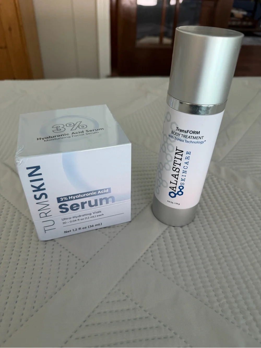 TurnSkin 3% Hyaluronic Acid Serum New + Alastine Skincare Transform Cream notnew